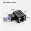 90 Degree Network Cable Connector LAN Extension Adapter for Cat5 Cat6 LAN Ethernet Network Cable