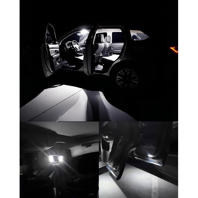 10 Pieces LED Interior Light Kit Replacement for Volkswagen VW Jetta 6 MK6 2010-2017 White Interior LED Bulb + Install Tool