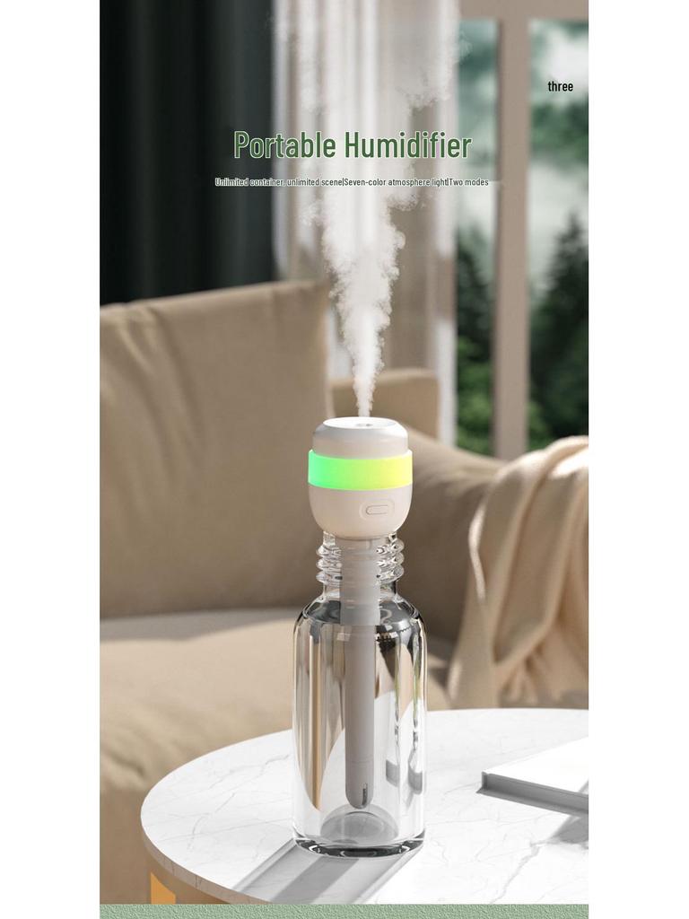 Портативный USB автомобильный/настольный мини-увлажнитель - Бесшумный наружный распылитель