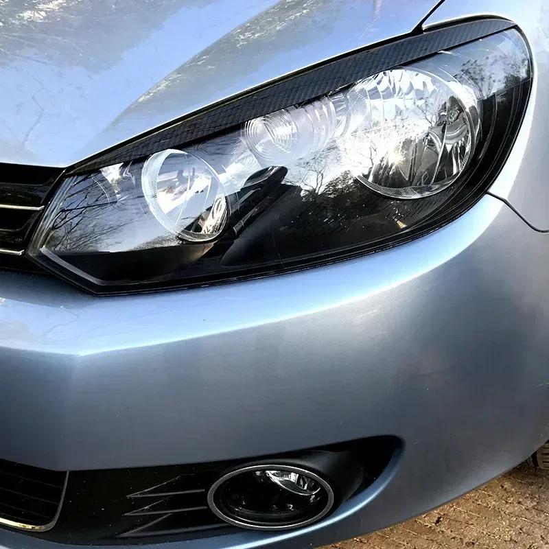 Для VW Golf 6 MK6 GTI GTR 2009-2012 Автомобильная Фара Передняя Фара Накладка Декоративная Накладки Веки Бровь Наклейка на Фару Внешняя Модификация
