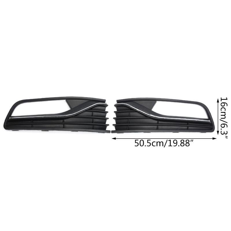 Решетки противотуманных фар переднего бампера для Polo 6R 2014-2017 Противотуманные фары Накладка на бровь