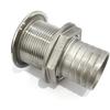 keehui 316 Stainless Steel Durable Combo Stainless Steel Thru-Hull Fitting w/Nut with Custom Gasket Boat Plumbing Fittings for Boats, Yachts, Marine