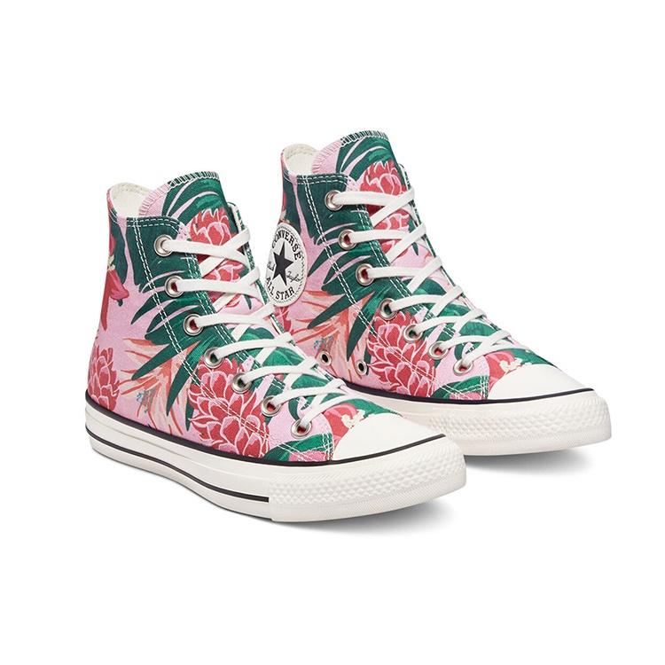 Converse Кеды Chuck Taylor All Star High 'Сцена в джунглях - Розовый цветочный принт' Мужские 171077C
