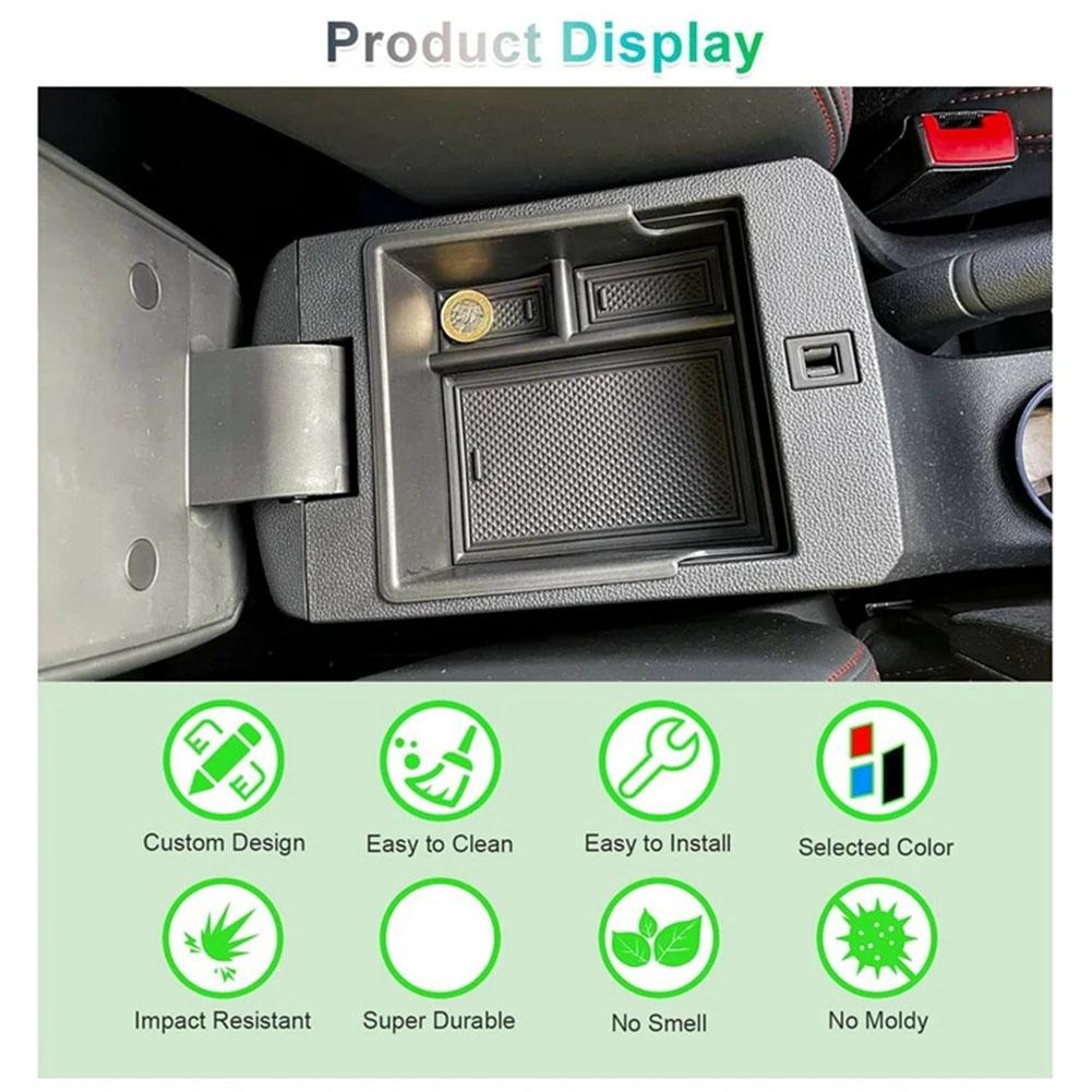 Для MG ZS 2024 2024 2024 Центральная консоль Органайзер Подлокотник Ящик для хранения Перчаточный ящик Аксессуары Внутренний лоток D8G6