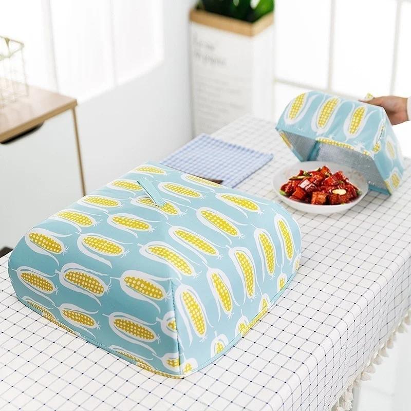 Складные крышки для еды Сохраняют тепло Горячие Крышка из алюминиевой фольги Блюда Изоляция Утилиты Кухонные аксессуары для стола Инструменты