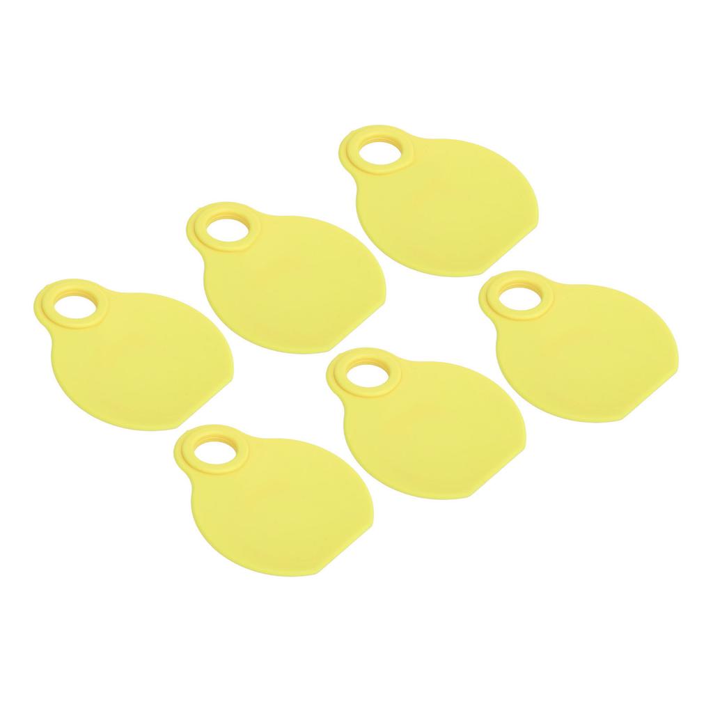 50pcs Livestock Neck Tags TPU High Durability Flexibility QR Code Blank ID Tag for Cattle Ranch