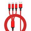 (SU)Универсальный USB-кабель для быстрой зарядки 3 In1 Многофункциональный шнур зарядного устройства для сотового телефона 14 для S22