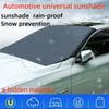 Car Windshield Snow Cover 1PC Magnetic Front Windscreen Cover Automobile Sunshade Sun Shade Waterproof Car Cover