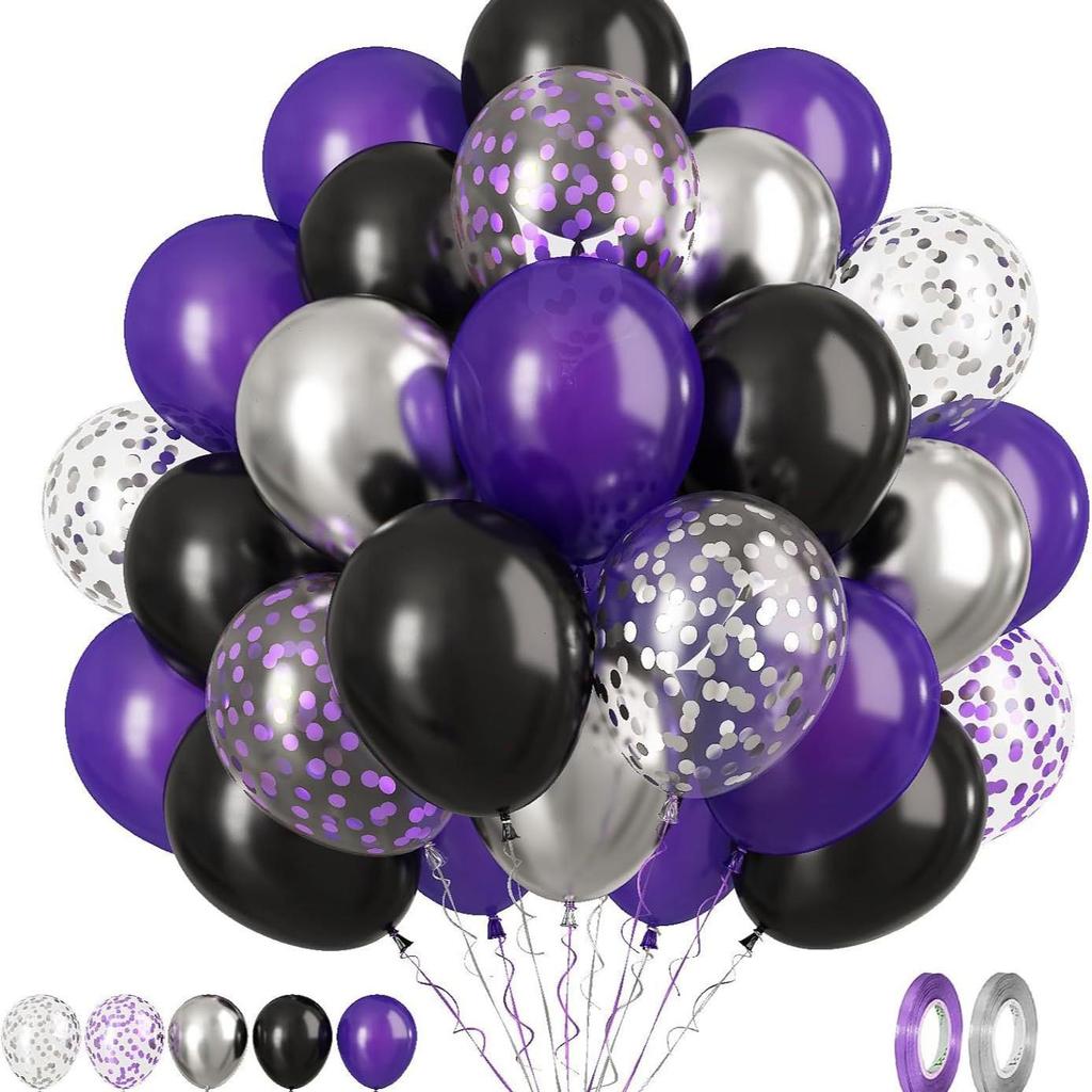 Набор из 30 шаров с конфетти из пайеток для украшения на Рождество, Хэллоуин, День рождения