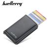 Classic Design Men Women Business Card Holder Wallet PU Leather RFID Protection Credit Card Holders