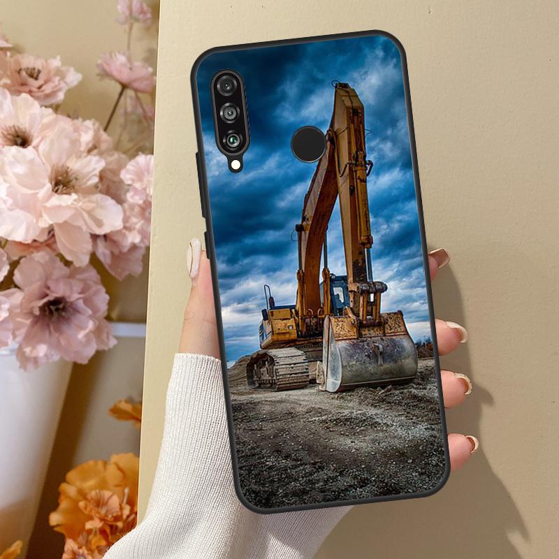 Чехол для экскаватора Honor 50 8X 9X 10i для Huawei P50 Pro P20 P40 P30 Lite P Smart 2021 Nova 5T