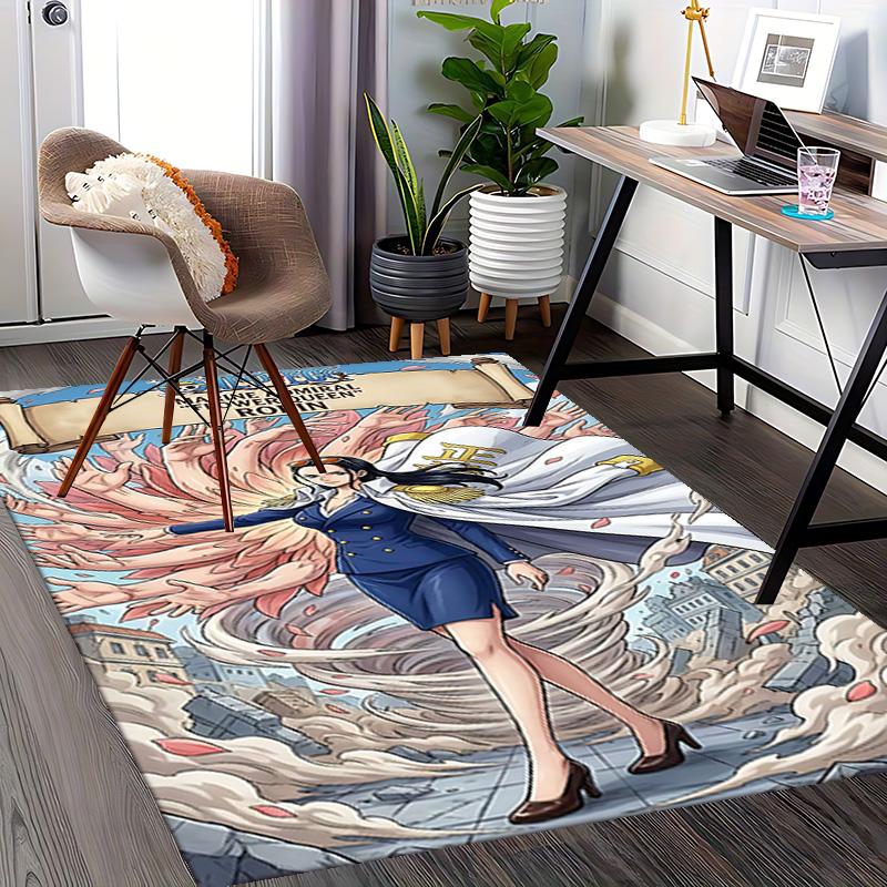 1pc Marine Admirals Floral Majesty Carpet Rug for Bedroom Living Room Decor Sofa Home Game Area Rug Non-slip Floor Mat. D7270143