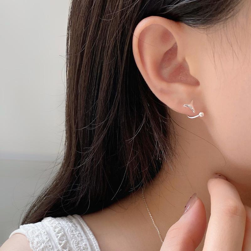 Серьги Niche Fishtail Spiral для женщин, новые стильные серьги, легкие, роскошные, высокого класса