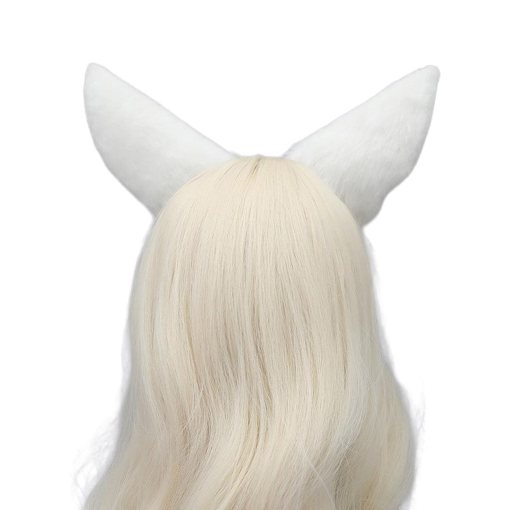 Cosplay Maid Hairhoop Animal Ear Hairband Ethnic Headband Gothic Costume Accessories Girl Female Theme Party Headdress