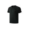 Li-Ning Solid Color Round Neck Pullover Short Sleeve T-Shirt Men Tops Black Mixed-Color ATSU747-2