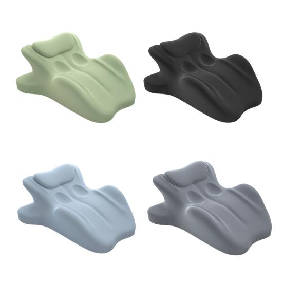 Couple Pillow Back Cushion with Wave-Shaped Design Ergonomic Posture Support Memory Foam Butt Cushion Leg Wedge for Sitting And Lying Chest