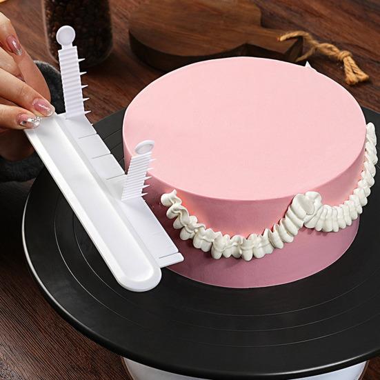 Yousheng Fondant Cake Arc Ruler Регулируемая направляющая дуги Прецизионный инструмент для выпечки Декоративная дуга Разделитель Маркировка Инструменты для украшения тортов из сахарной пасты и жевательной резинки