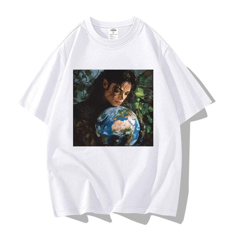 2026 Limited Edition Michael Jackson Pattern Men and Women New Summer T-shirts for Adults Parents and Children Cotton T-shirts