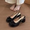Fashion New Fairy Style Bows,fashion,high-heeled Sandals French Style Platform Shoes for Women In The Summer of 2025,paired with Skirts