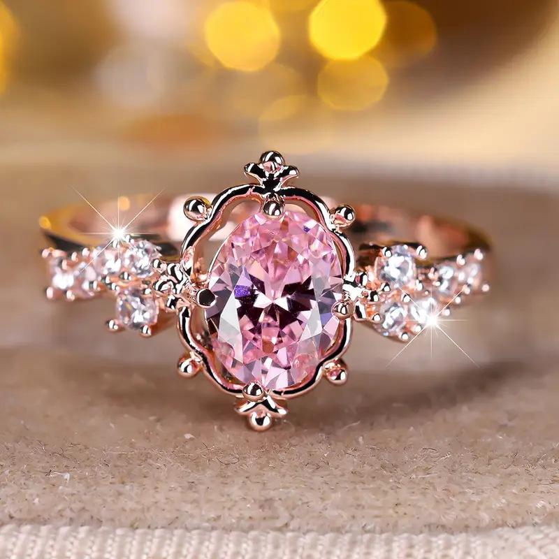 "A Song Of Ice And Fire" Wind Personality Delicate Design Sense Copper Inlaid Zircon Light Luxury Ring [