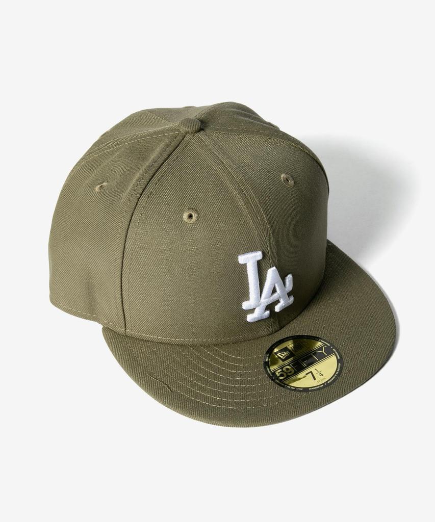 [NEW ERA] CAP 11941969 59FIFTY Los Angeles Dodgers MLB Classics KHAKI & WHITE Brand Size 7 1/8