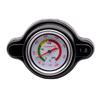Universal High Pressure Radiator Cap Temperature Gauge, 1.8 Bar Radiator Cap 25.6Psi For Honda,Kawasaki,Suzuki,Yamaha,KTM