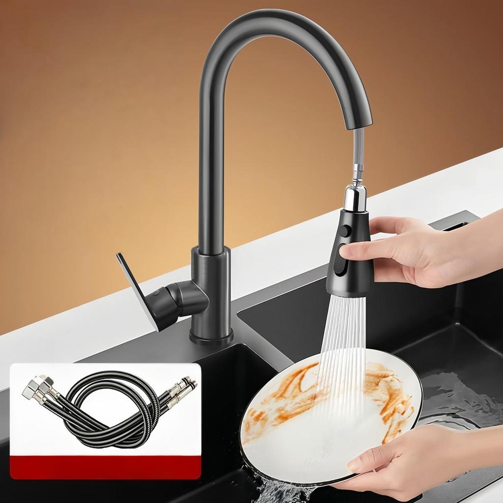 Выдвижные смесители Горячей и холодной воды Вращающиеся смесители-роботы Смесители из нержавеющей стали для кухонь Смесители для умывальников для туалетов Смесители для умывальников