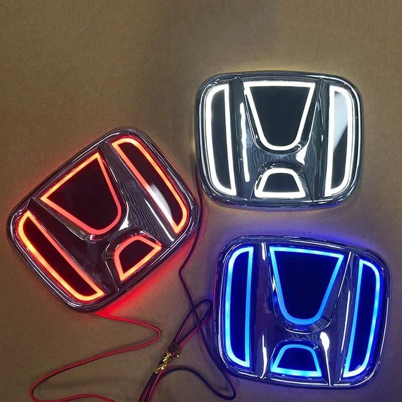 CFXCS1 5D Car Rear LED Emblem Light Badge Sticker for Honda Logo Fit Civic Accord Odyssey Pilot CRV XRV City Auto Decals Accessories AA