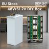 DIY Lifepo4 48V 16kWh Battery Box Kit with 280Ah Capacity Stackable Design for Home Energy Storage