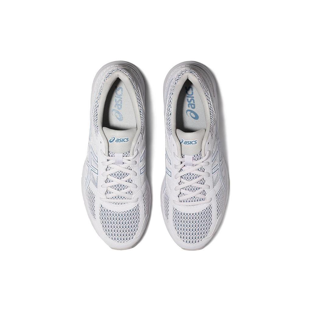 Asics Gel-Contend 4 Comfortable Fashion Fabric Synthetic Leather Low-Top Training Running Shoes Men Sneaker Gray Blue 1011B896-021