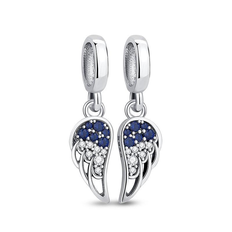 Original 925 Sterling Copper Charms Family Tree Love Heart Mom Pendant Beads Fit Brand Bracelets Necklaces Women DIY Zircon