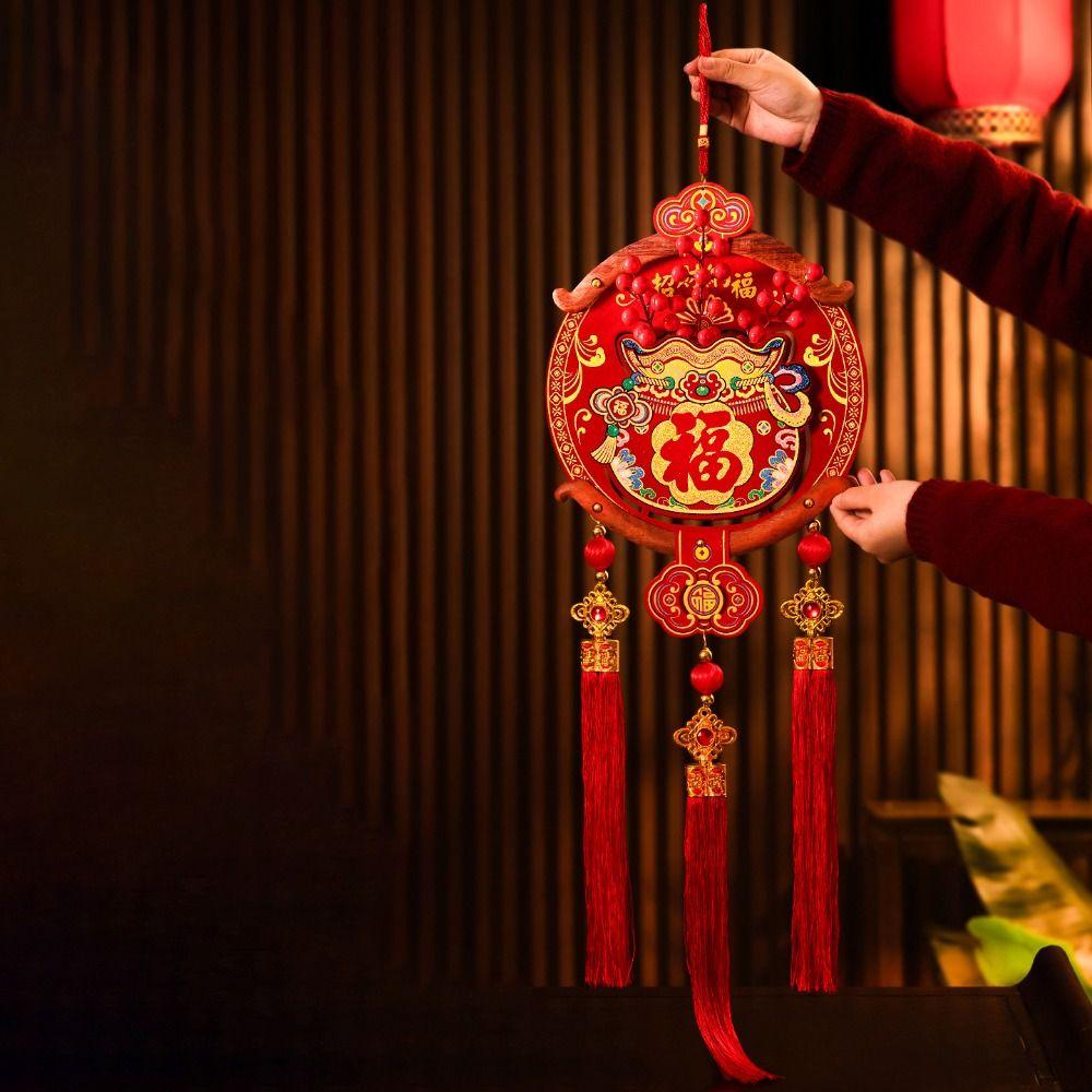 Chinese Style Spring Festival Door Decoration Traditional New Year Hanging Ornaments  Home