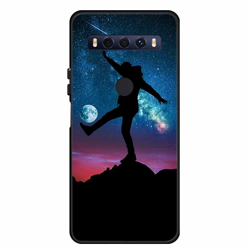 Для чехла TCL 10 SE 10SE Coque Черный ТПУ Силикон Мягкая задняя крышка Чехлы Для телефона TCL 10 SE 6.52" Funda Сумка Защитный чехол