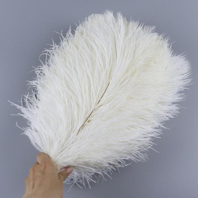 10 шт./лот, натуральные белые страусиные перья, свадебное украшение для дома, 15-20 см/25-30 см/30-35 см, страусиные перья, центральное украшение для стола, поделки