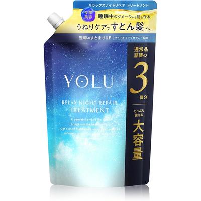 YOLU Yoru Treatment Сменный блок 600 мл Расслабляющий ночной восстанавливающий Косметический сменный блок
