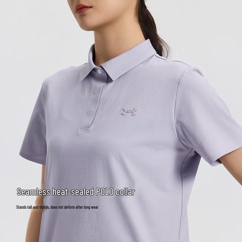 Under Armour Женская быстросохнущая футболка-поло для активного отдыха с защитой от солнца