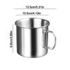 Stainless Steel Water Cup Portable Water Cup Accessories Gifts Drinking Cup