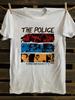 Мужская Женская Ретро Футболка THE POLICE с Графическим Принтом Короткий Рукав Круглый Вырез Повседневный Топ Яркий Цветовой Блок Машинная Летняя