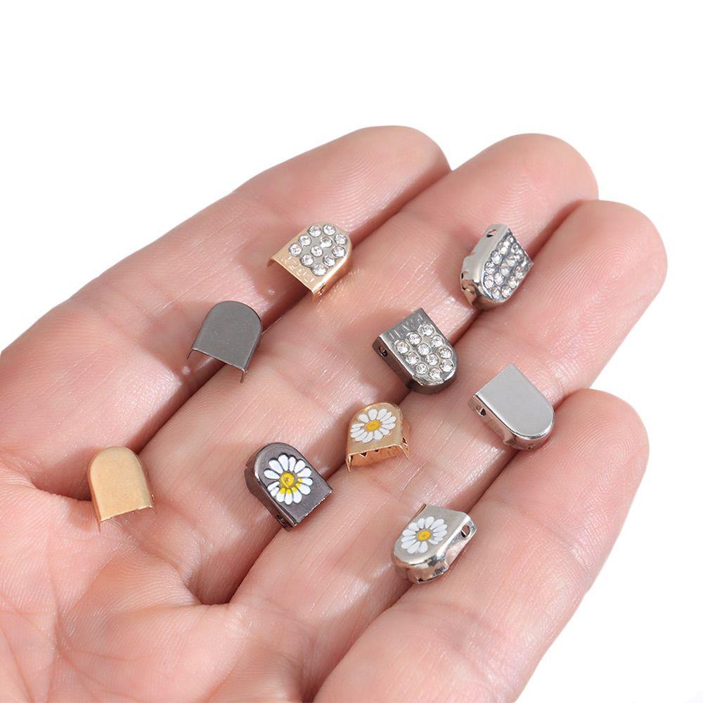10pcs Metal Shoelaces Tips Head No Tie Shoelaces Metal Lace Lock DIY Sneaker Kits Metal Lace Buckle Shoelaces Accessories