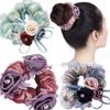 Корейский стиль Цветочная повязка на голову Органза Круглая повязка на голову Тканевые аксессуары для волос Резинка Женская повязка на голову Аксессуары