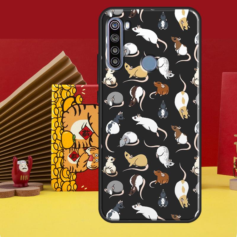 Чехол Крыса Мышь Для Redmi Note 12 10 8 9 11 Pro Чехол Для Redmi Note 12S 11S 10S 9S 8T 9C 10C 12C Coque
