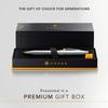 Cross Century II Medalist Silver Premium Gift Boxed Premium Ballpoint Medium Perfect Gift for Day or Promotion Oil-Based Pen, Nib, Father's
