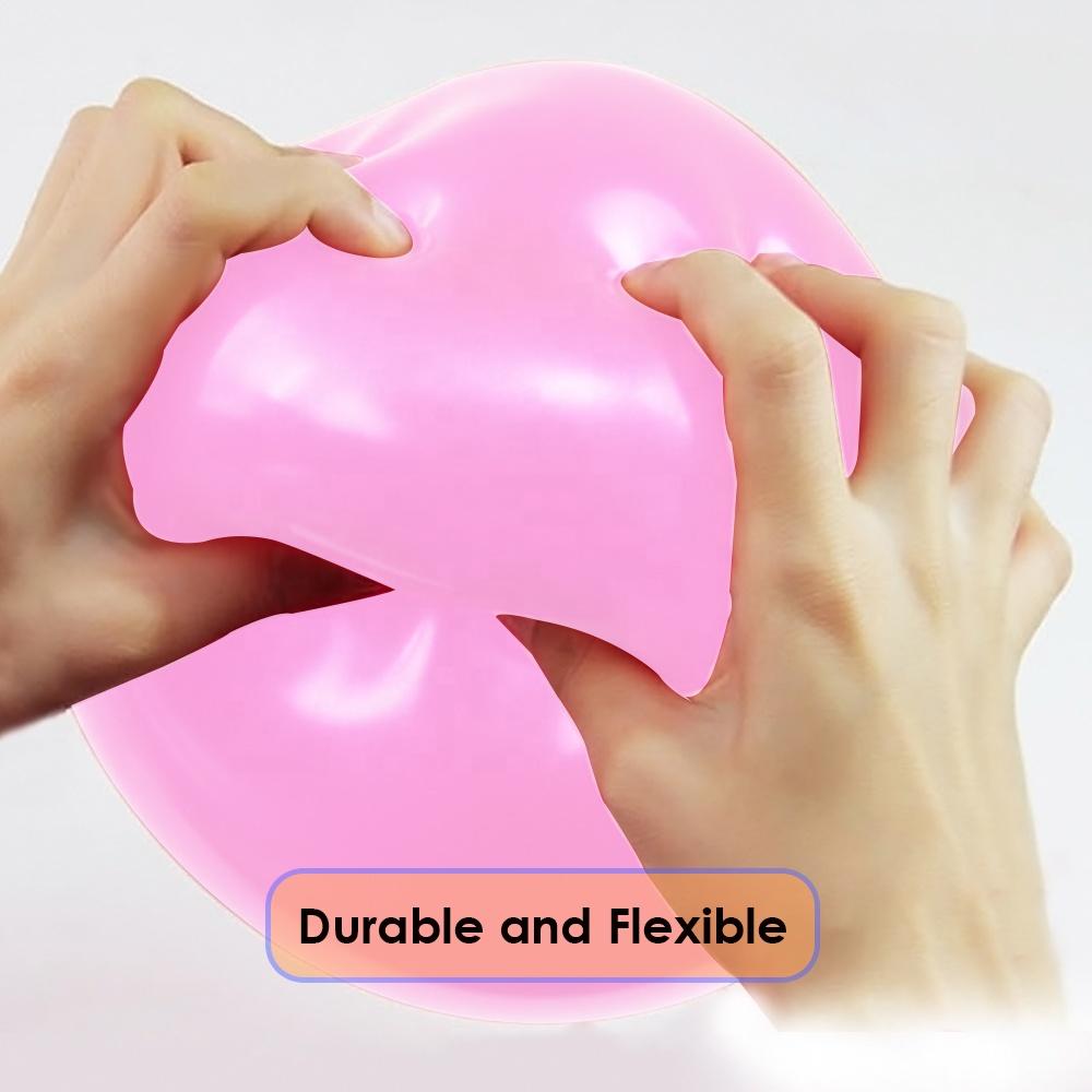 100 Piece Bag 10inch Professional Ballon Happy Birthday Round Matte Assorted Colors Rainbow Latex Balloon Pack of 100