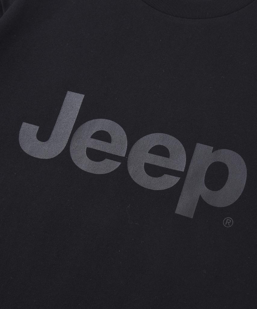 JEEP Хлопковая футболка большого размера с коротким рукавом и большим логотипом (Jr5Tsu191Bk)