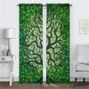 Затемняющая штора Древо Жизни для комнаты 2 панели Современные шторы для гостиной 2 штуки Хэллоуинская декорация Тюль для спальни Детская