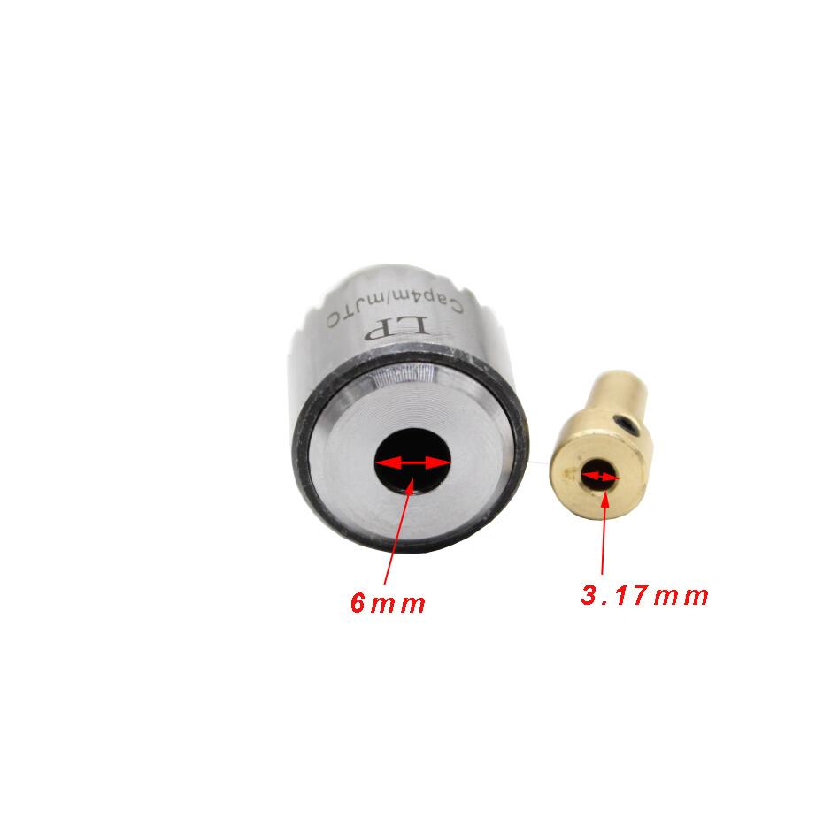 Electric Drill Grinding Mini Chuck Key JT0 0.3-4mm with 3.17mm Shaft 3 Jaws Adapter Kits Mandril Cartridge for Motor