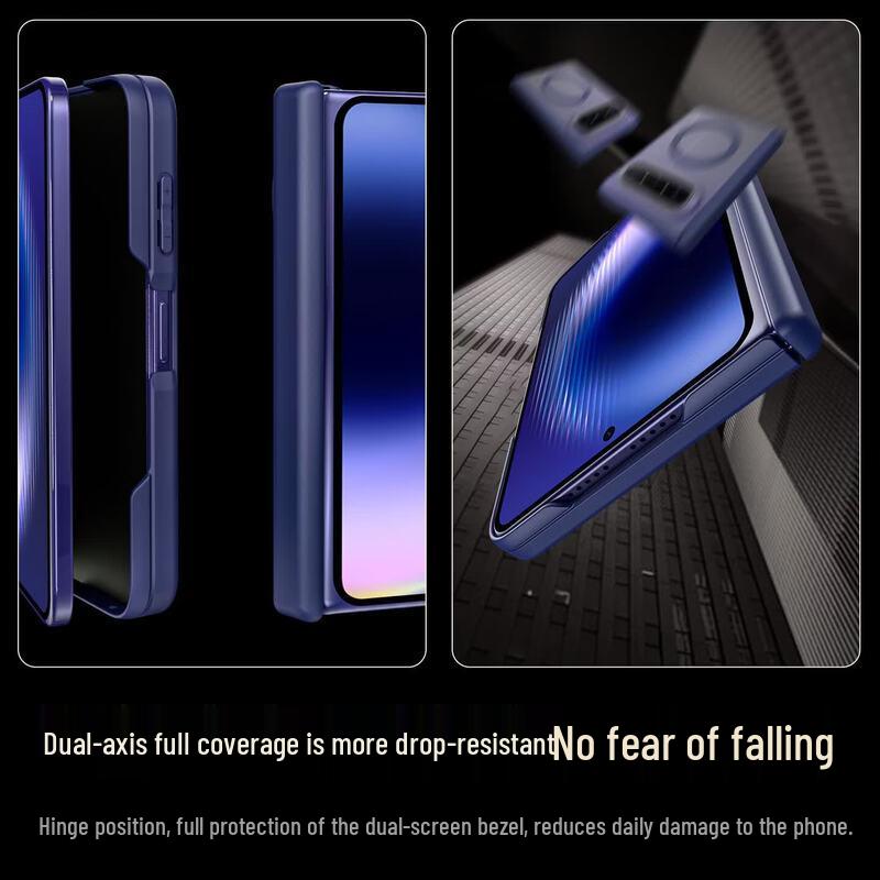 Магнитный матовый чехол XUNDD с подушками безопасности для Huawei Pura X Max