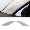 For VW Volkswagen Touareg CR7 2017- Interior Accessories Car Door Loudspeaker Sound Chrome Speaker Cover Trim Frame Sticker