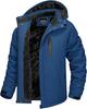 TACAVSEN Outdoor Waterproof Work Brushed Mountain Winter Cowboy L Jacket, мужская, с капюшоном, однотонная, куртка, ветрозащитная, стильная, одежда, верхняя одежда, подкладка,