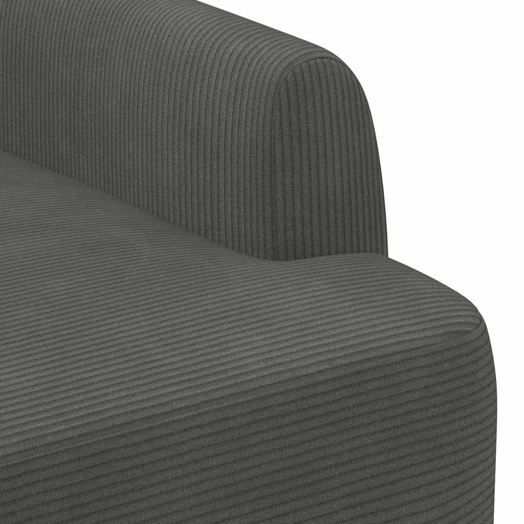 Two Seater with Button Tufting Dark Gray 116 x 67 x 81 cm